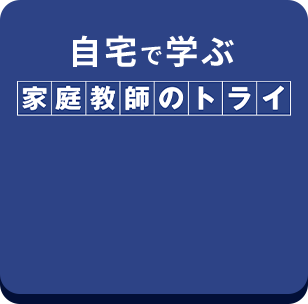 自宅で学ぶ 家庭教師のトライ